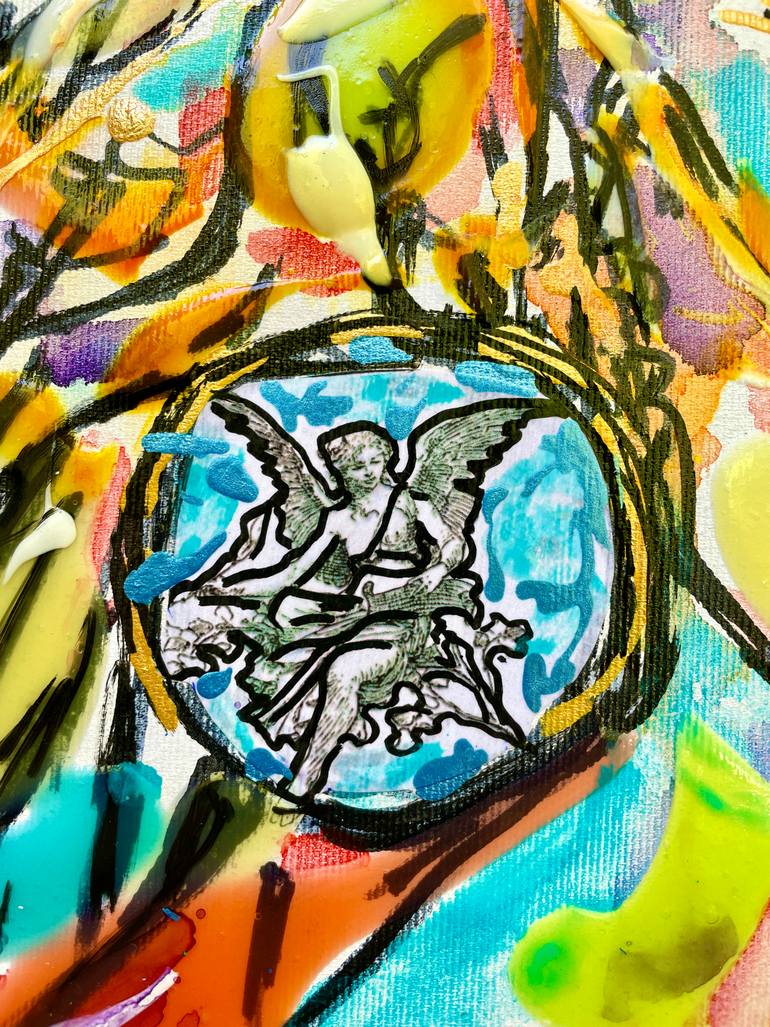 Original Expressionism Pop Culture/Celebrity Painting by Karine Langevin Kjl