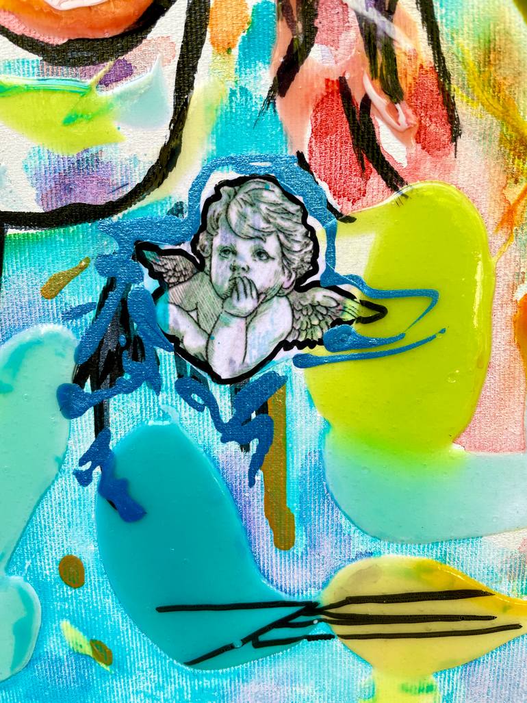 Original Expressionism Pop Culture/Celebrity Painting by Karine Langevin Kjl