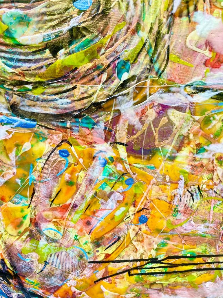 Original Expressionism Women Painting by Karine Langevin Kjl