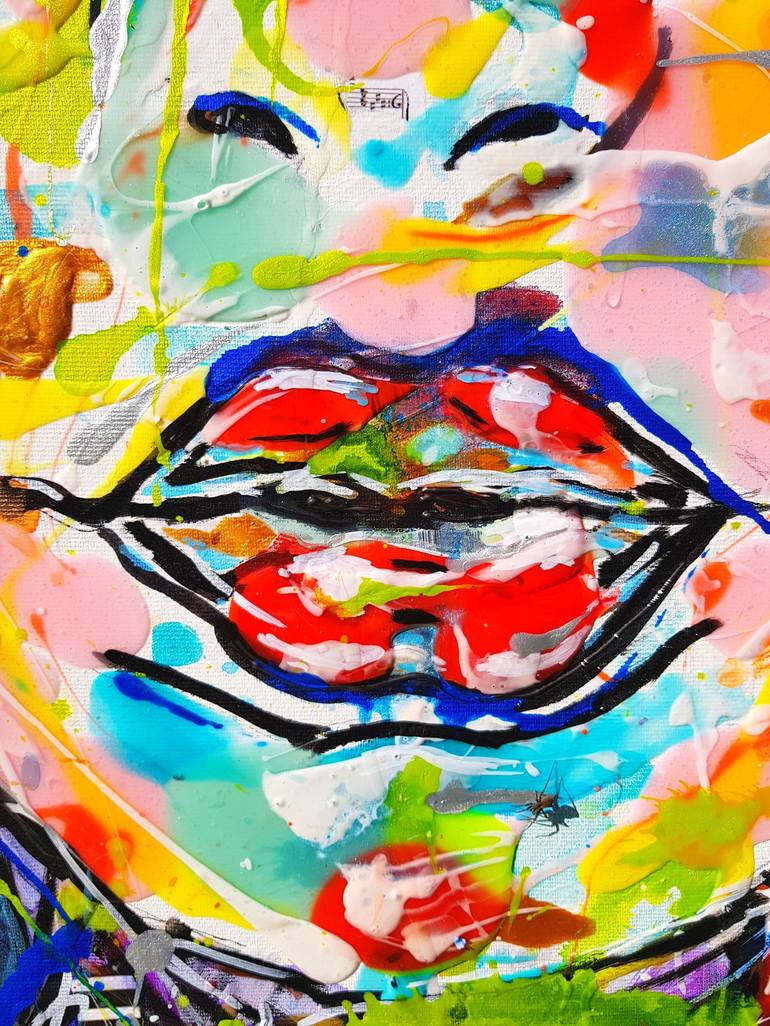 Original Figurative Women Painting by Karine Langevin Kjl