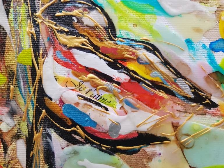 Original Figurative Women Painting by Karine Langevin Kjl