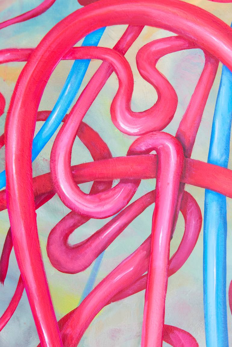 Original Abstract Expressionism Abstract Painting by Richard Reuys