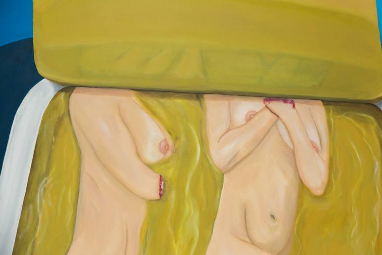 Original Dada Body Painting by Richard Reuys
