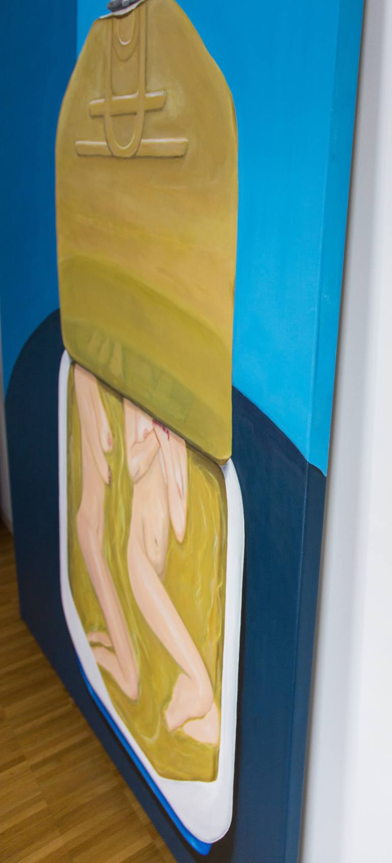 Original Dada Body Painting by Richard Reuys
