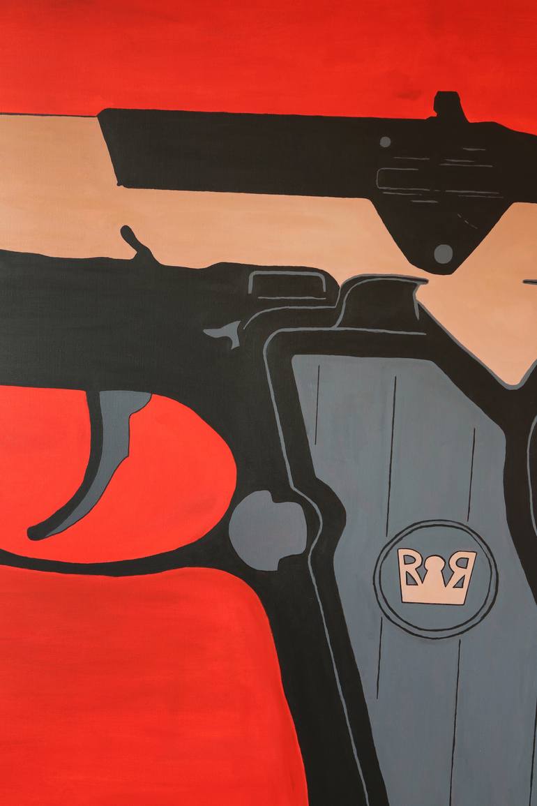 Original Pop Art Politics Painting by Richard Reuys