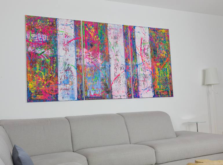 Original Abstract Painting by Richard Reuys