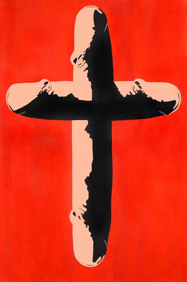 Original Dada Political Paintings by Richard Reuys