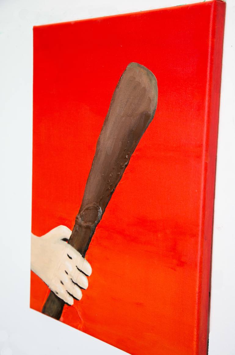 Original Dada Erotic Painting by Richard Reuys