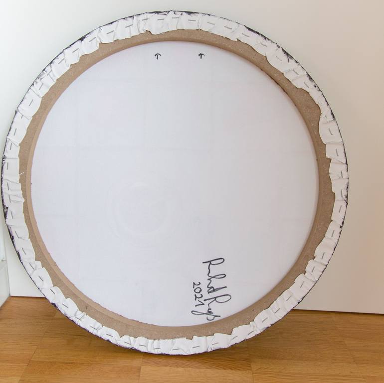 Original Abstract Expressionism Architecture Painting by Richard Reuys