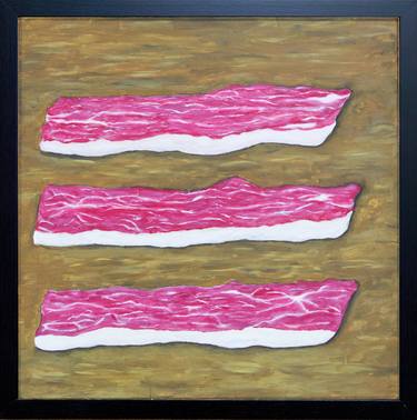 Original Abstract Food Paintings by Richard Reuys