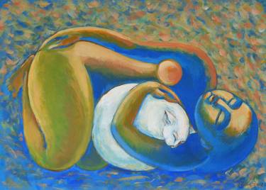 Print of Nude Paintings by Tana Mirra