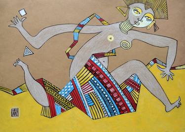 Print of Nude Paintings by Tana Mirra