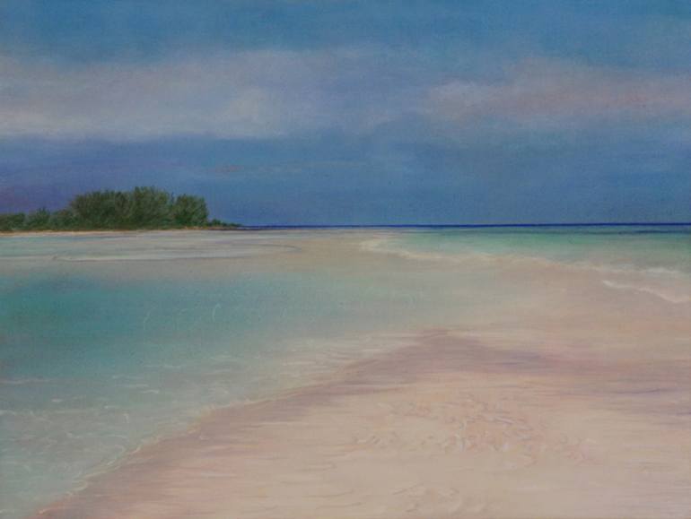 Sharon Rosenfeld Green Water Painting by Sharon Rosenfeld Scott | Saatchi Art