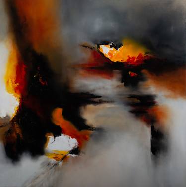Original Abstract Expressionism Abstract Paintings by Dominique PREVOTS