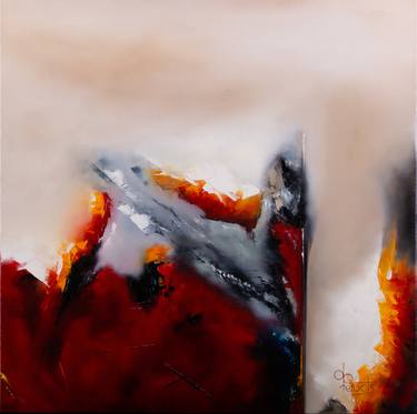 Original Abstract Expressionism Abstract Paintings by Dominique PREVOTS