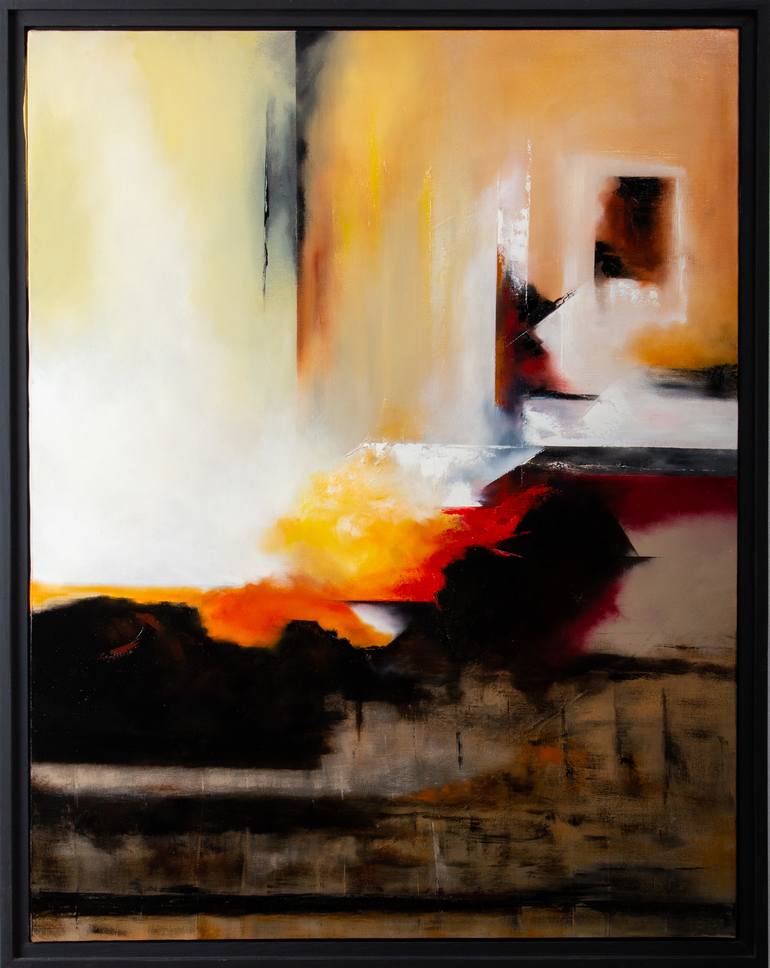 Original Abstract Painting by Dominique PREVOTS