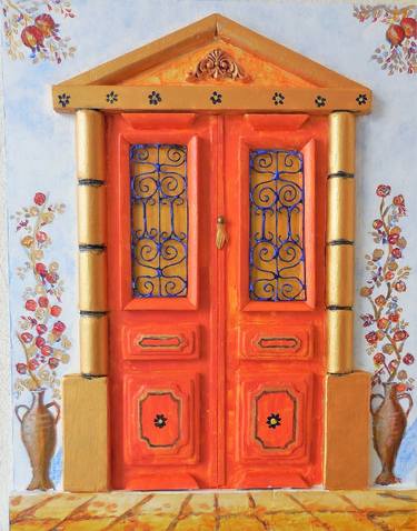 Traditional Mediterranean-Greek front door- Mediterranean aesthetic thumb