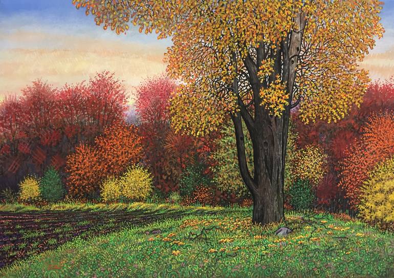 Original Impressionism Landscape Painting by Jeffrey Little