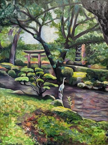 Original Impressionism Language Painting by Marla Faith