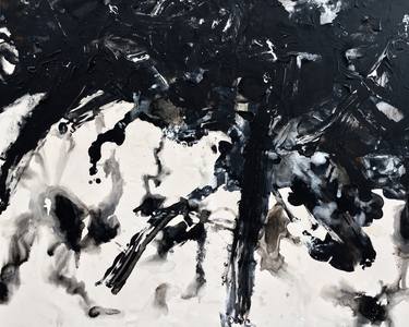 Original Abstract Expressionism Abstract Paintings by KV Duong