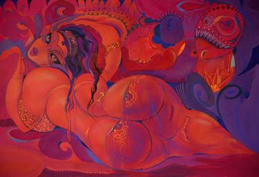 Print of Erotic Paintings by Ashot Saribekyan