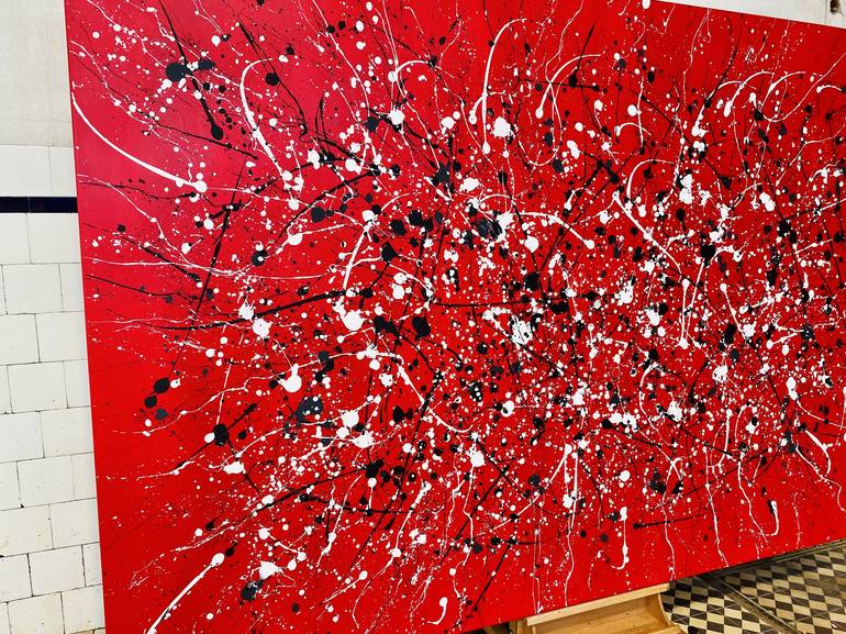 Original Abstract Expressionism Abstract Painting by Nataliia Krykun