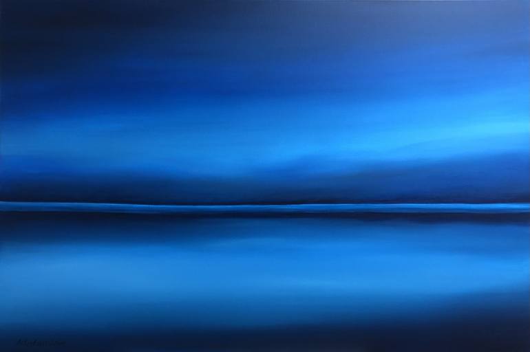 Print of Abstract Seascape Paintings by Nataliia Krykun