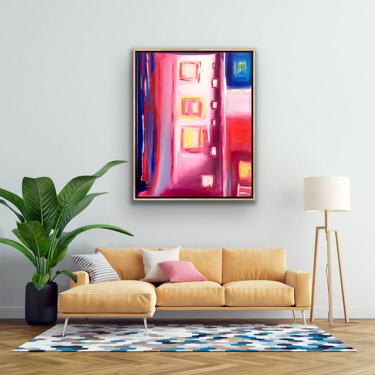 Original Abstract Expressionism Abstract Painting by Natalia Krykun