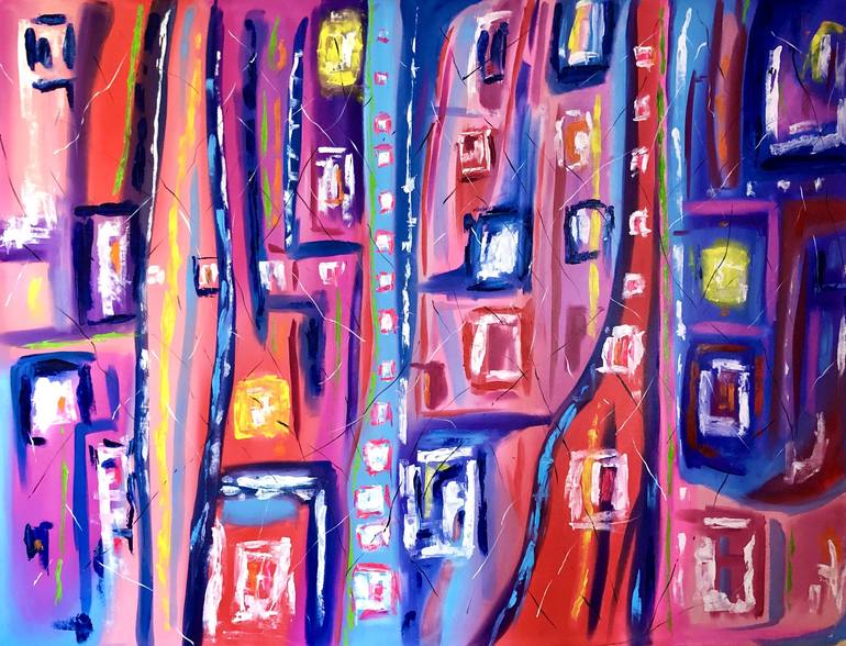 Original Abstract Painting by Nataliia Krykun