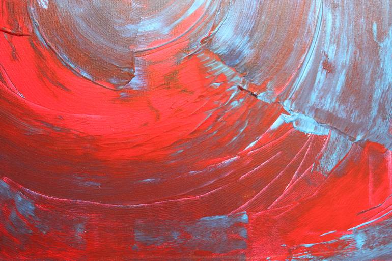 Original Abstract Expressionism Abstract Painting by Jo Kukic