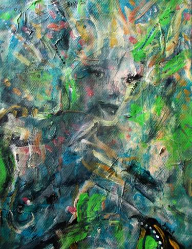 Print of Abstract Expressionism Fantasy Paintings by Johnny Lonzo Blaylock