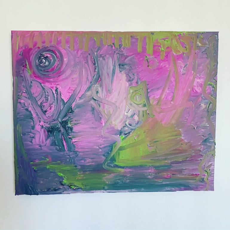 Original Abstract Expressionism Abstract Painting by Zachary Carlton