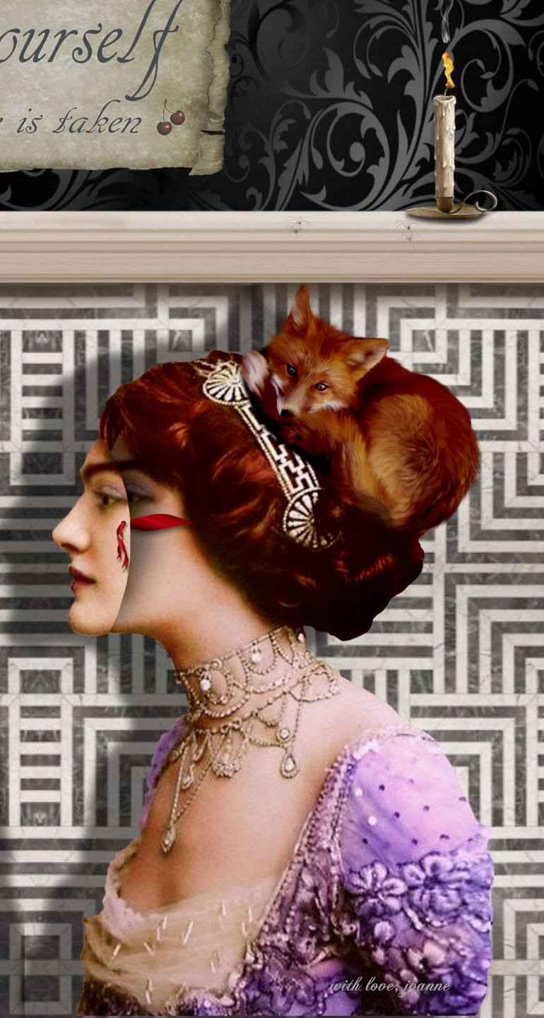 Original Illustration Pop Culture/Celebrity Mixed Media by Joanne Delomba