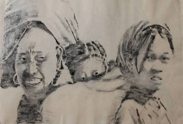 Original Realism People Drawings by David Lang