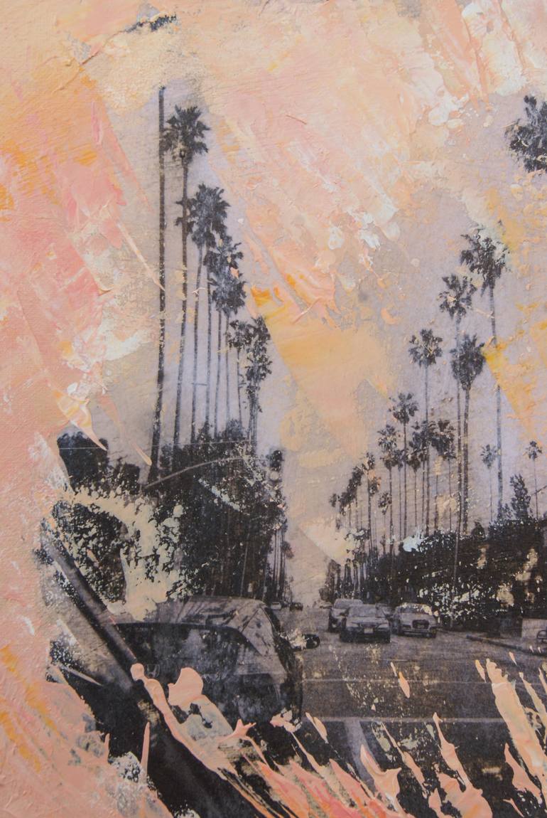 Original Abstract Cities Painting by Laura Shasta Muller