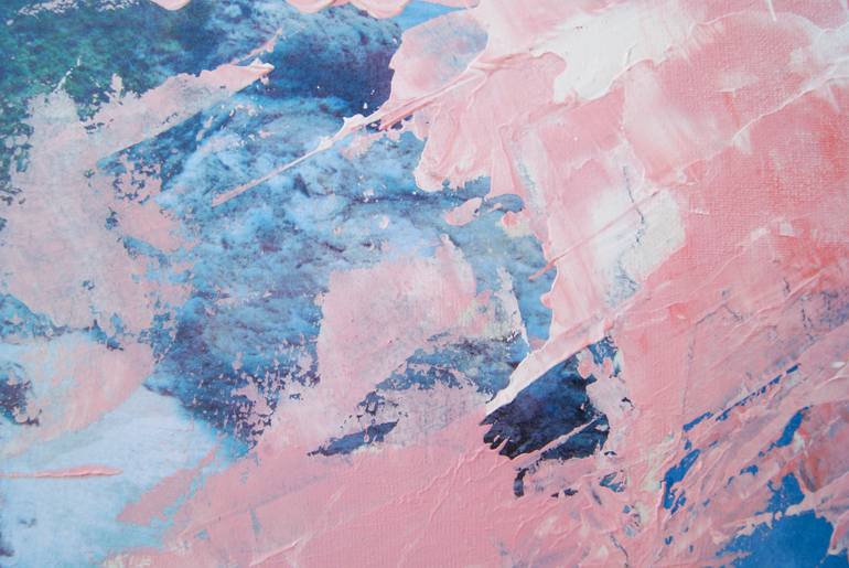 Original Abstract Beach Painting by Laura Shasta Muller