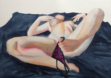 Original Figurative Nude Paintings by Carmen Alvarez