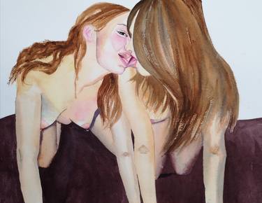 Print of Figurative Erotic Paintings by Carmen Alvarez