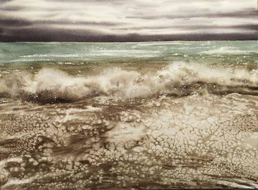 Print of Figurative Seascape Paintings by Carmen Alvarez