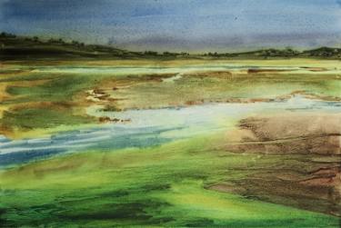 Print of Landscape Paintings by Carmen Alvarez