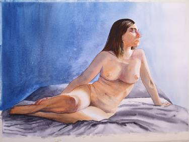 Print of Realism Nude Paintings by Carmen Alvarez