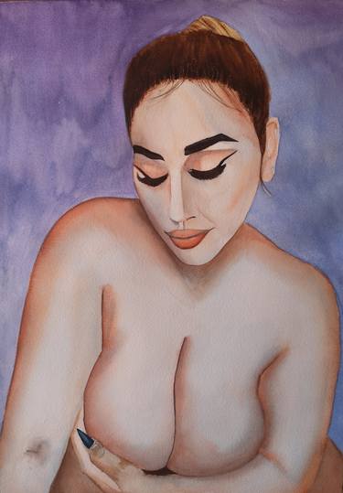 Original Nude Painting by Carmen Alvarez