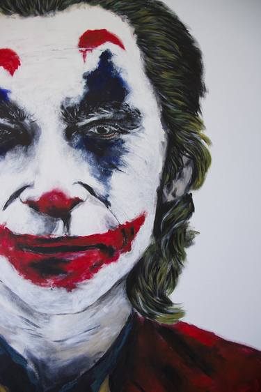 Clown painting, modern art, joker thumb