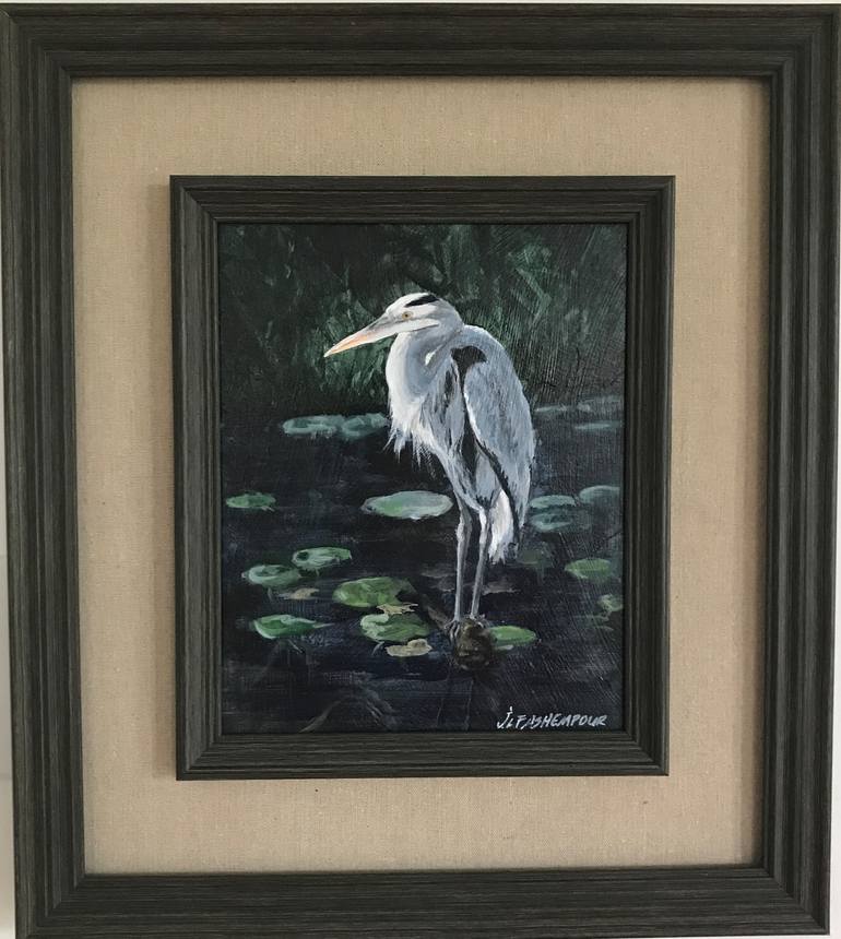 Original Fine Art Animal Painting by Jeanne Fashempour