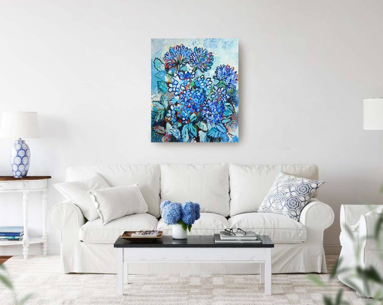 Original Fine Art Floral Painting by Katerina Apale