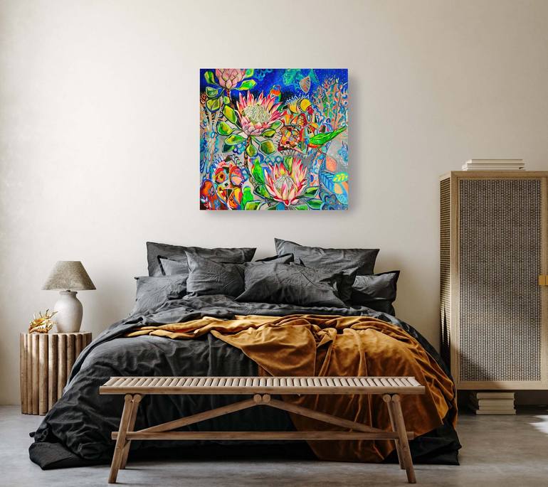 Original Contemporary Floral Painting by Katerina Apale