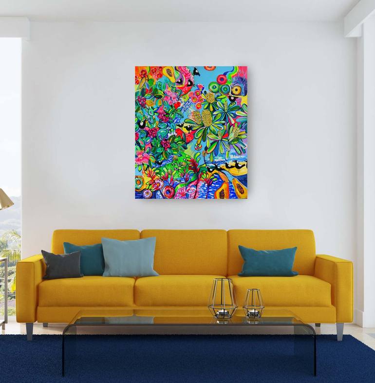 Original Contemporary Floral Painting by Katerina Apale