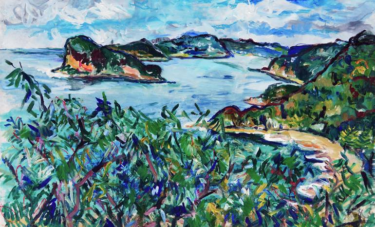 Original Contemporary Landscape Painting by Katerina Apale