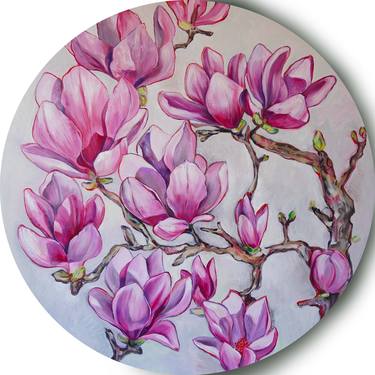 Round Canvas Paintings