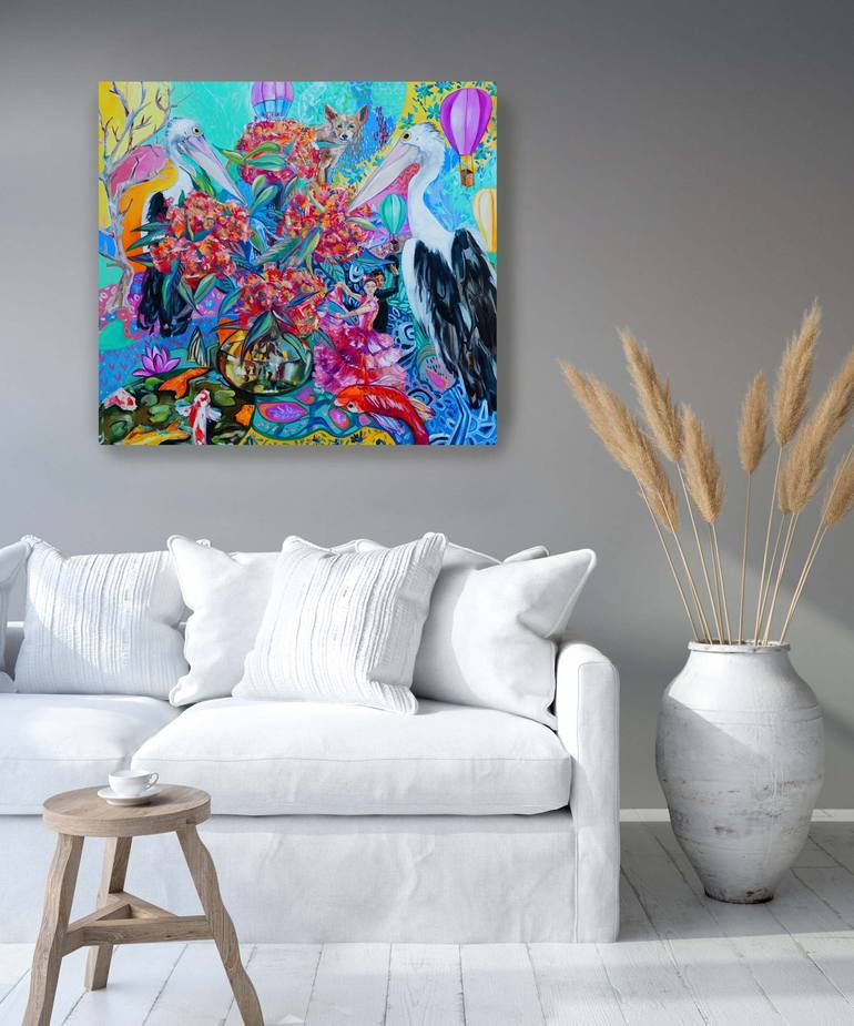 Original Floral Painting by Katerina Apale
